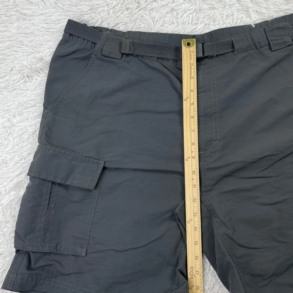 North‎ Face Shorts Mens Extra Large Gray Nylon Belted Cargo 40